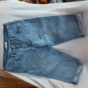 Levi's Cuffed Denim Capris Shorts
